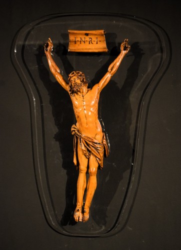 Christ Crucifié in buis - Art sacré, objets religieux Style Louis XVI